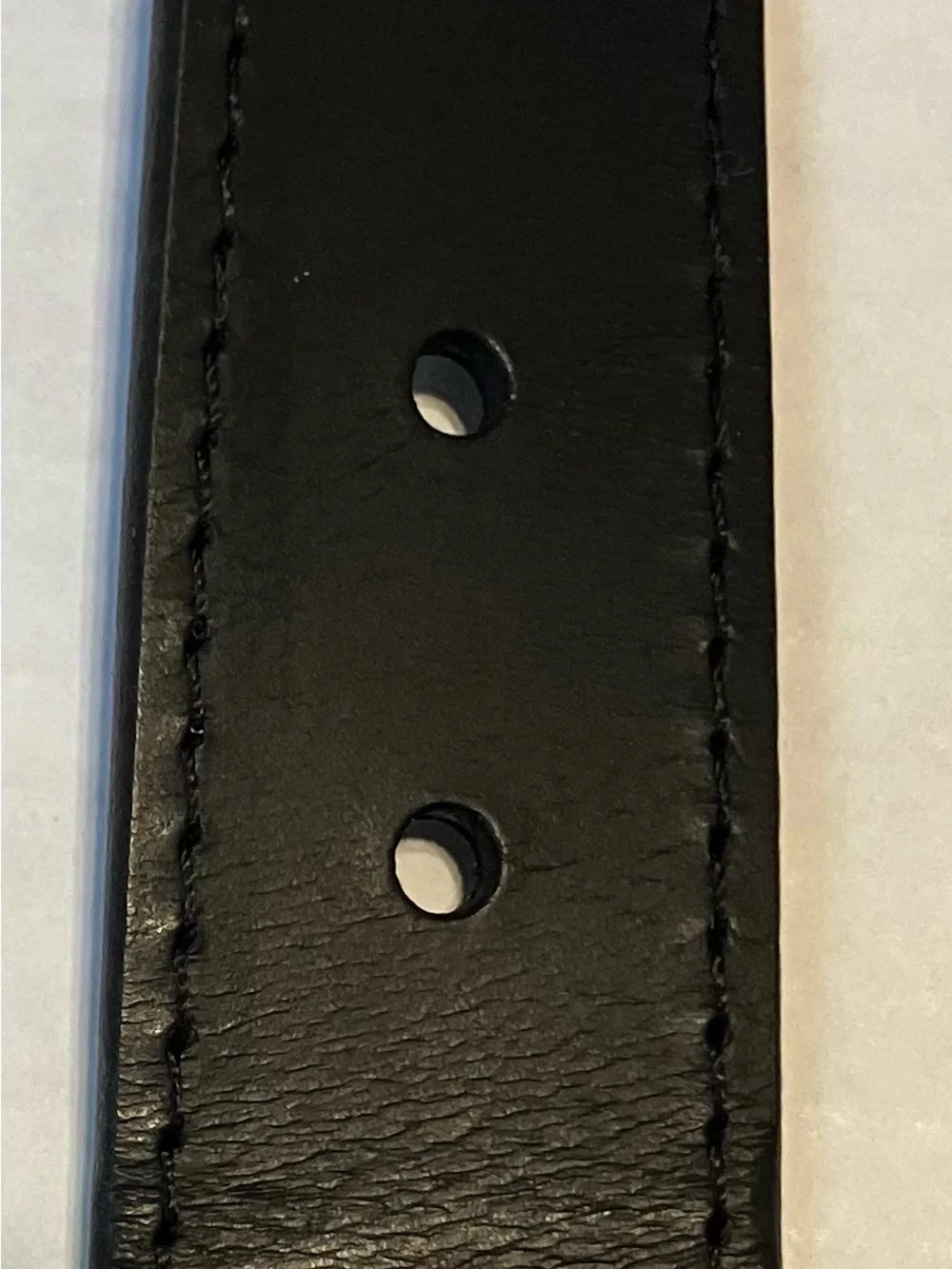 Wrangler Classic Black Leather Men's Belt - Sleek Matte Buckle sz 38 work casual